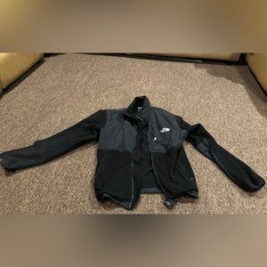 The North Face Jacket Adult L Black Full Zip Fleece Hooded Hiking Casual Womens